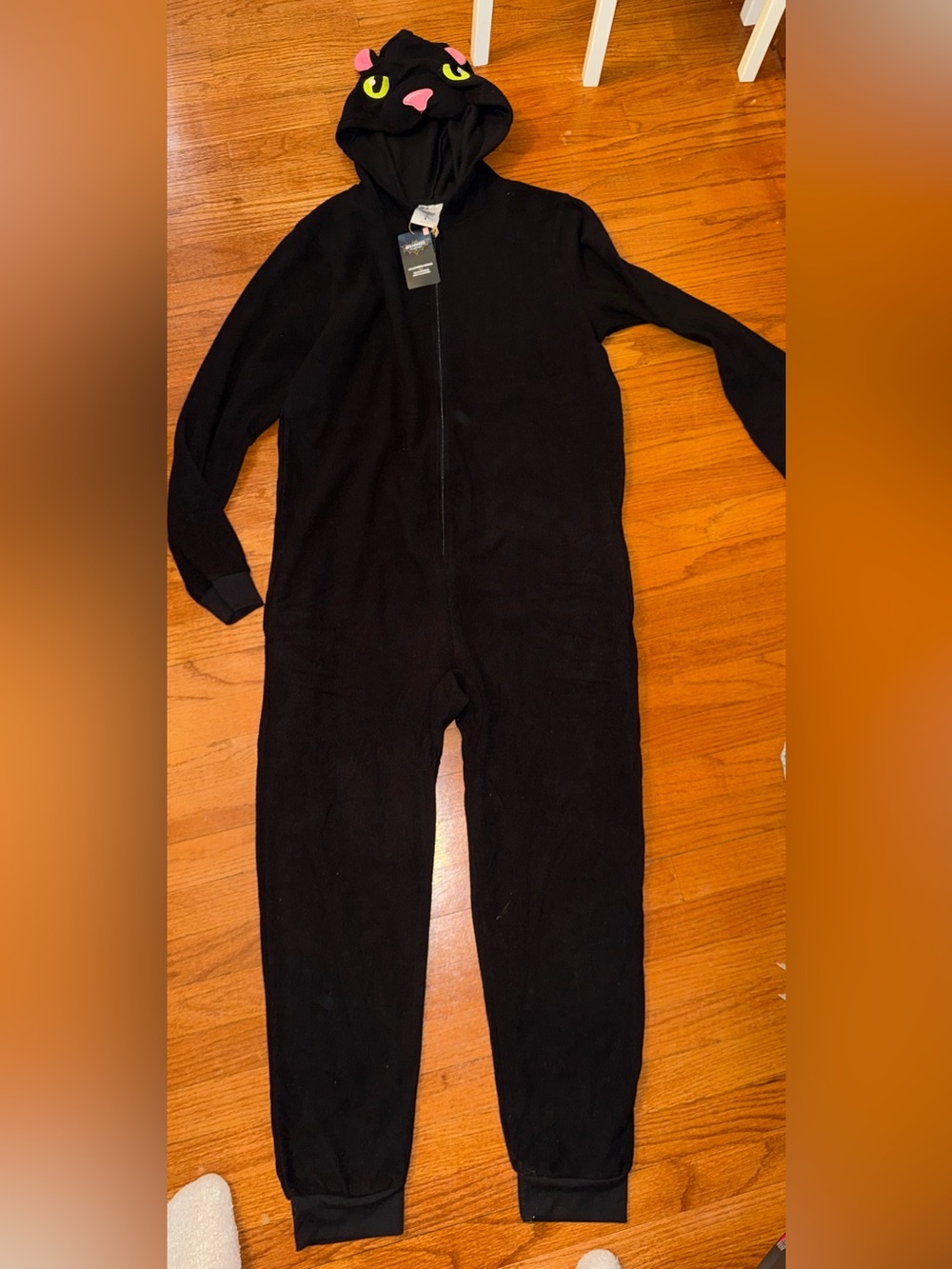 Women’s small Black One-Piece Zip Jumpsuit NWT